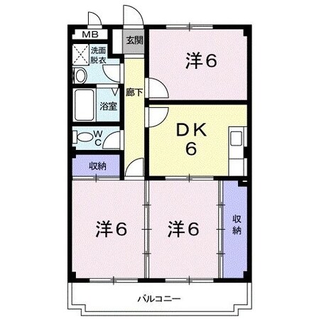 ハイツ江端の物件間取画像